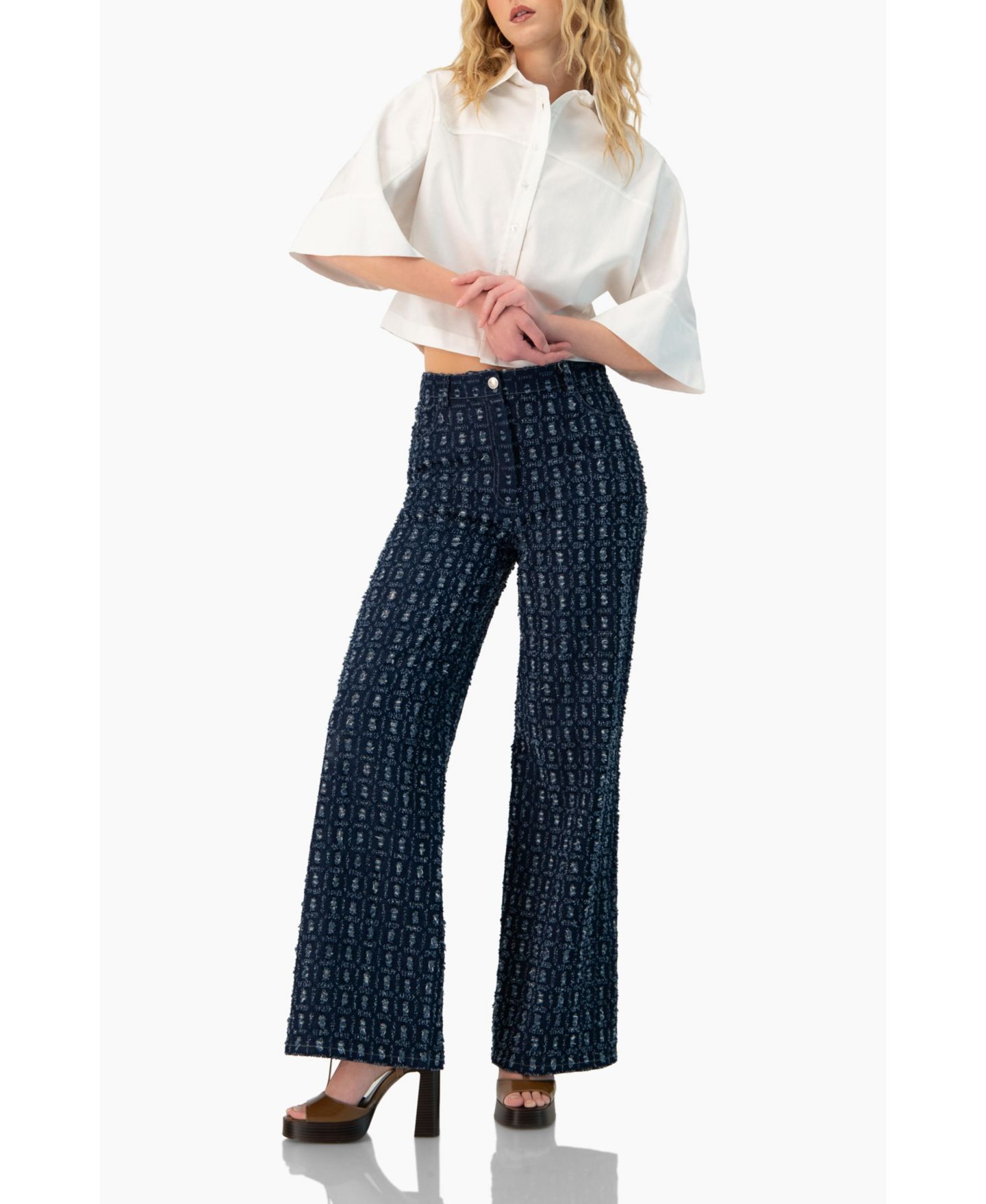 Женская рубашка Ivonne Dolman Sleeve Wide, цвет: Белый — фото 4