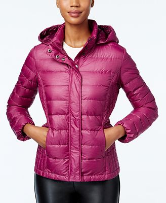 32 Degrees Packable Hooded Puffer Coat, Created for Macy's - Coats ...