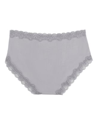 Women's Soft Silk Lace-Trim Briefs Underwear
