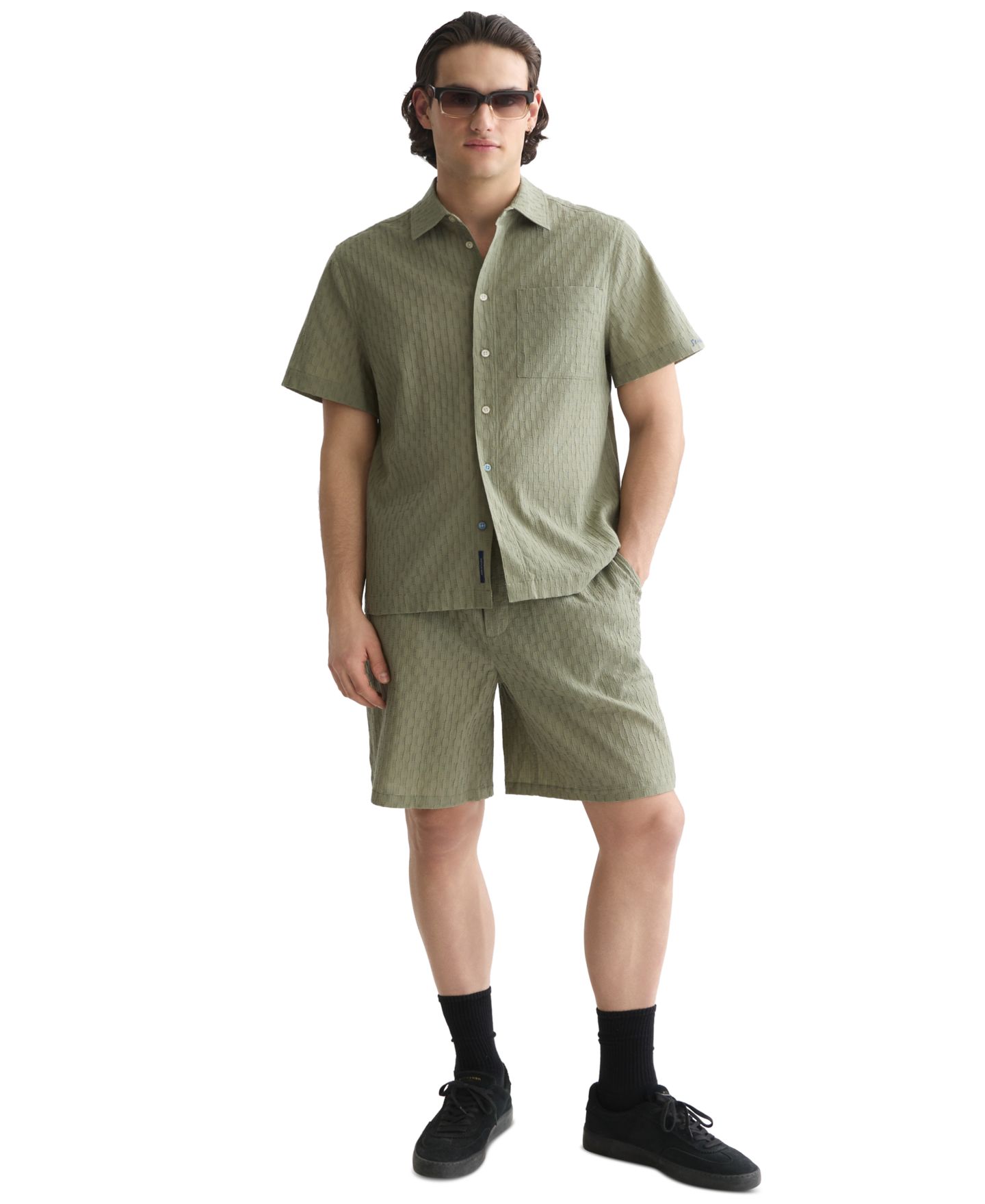 Мужские шорты SCOTCH & SODA Mid Rise Bermuda, цвет: Зелёный — фото 2