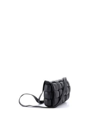 Small Cassette Crossbody Bag Padded Maxi Intrecciato Leather