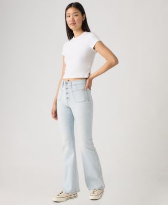 Women's 726 Patch Pocket High-Rise Slim Fit Flare Jeans