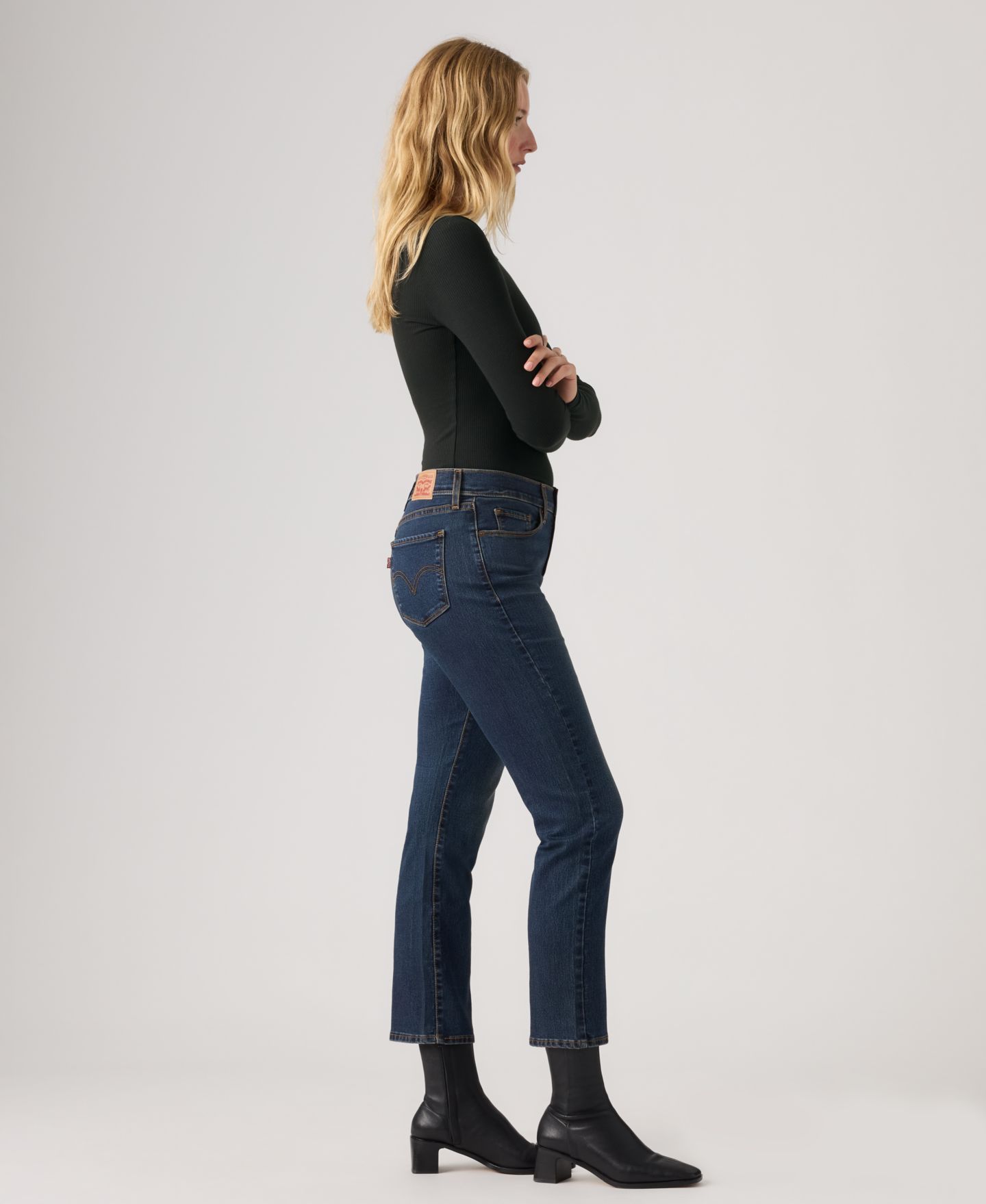 Женские джинсы Levi's Classic Mid-Rise Ankle Straight-Leg, цвет: Second Gue — фото 3