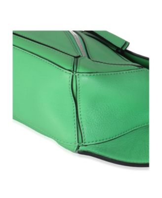 Jungle Green Calfskin Mini Puzzle Belt Bag