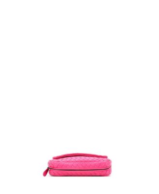 Small Expandable Chain Crossbody Bag Intrecciato Nappa