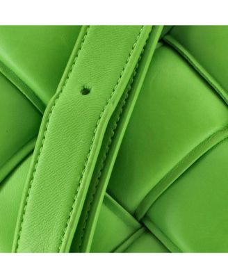 Small Cassette Crossbody Bag Padded Maxi Intrecciato Leather