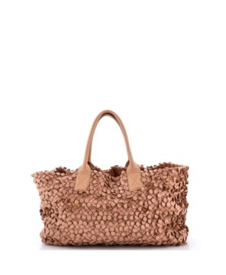 Large Poussin Paillettes Cabat Handbag Intrecciato Nappa