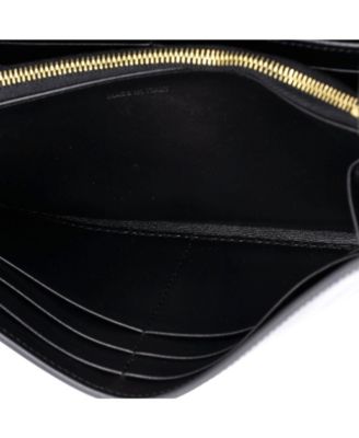 Long Triomphe Flap Wallet Leather