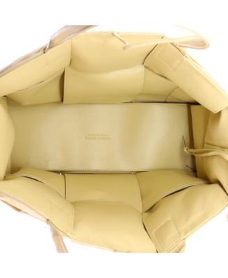 Medium Arco Tote Maxi Intrecciato Plisse Leather