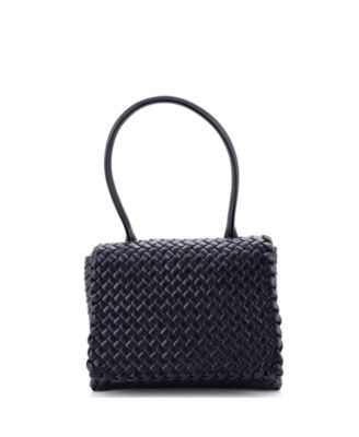 Patti Top Handle Bag Intrecciato Leather