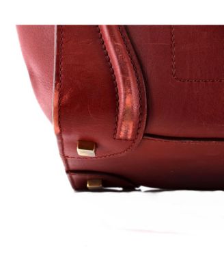 Medium Luggage Bag Smooth Leather