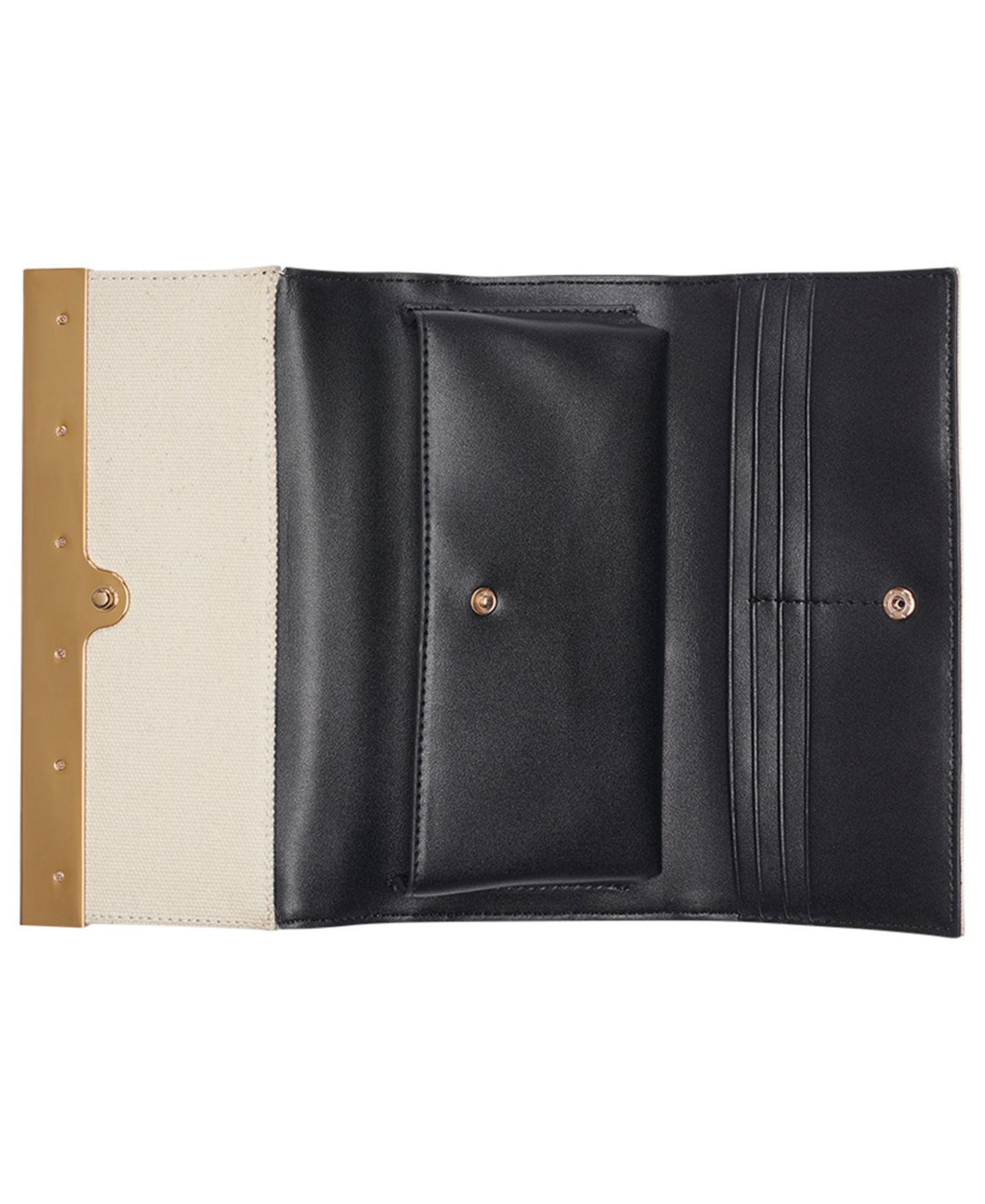 Женский кошелёк KARL LAGERFELD PARIS Jacqueline Small Wallet Crossbody Handbag, цвет: Холщовый — фото 4