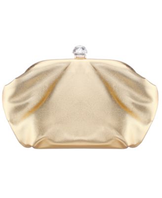 Lyric Soft Metallic Small Clutch Handbag