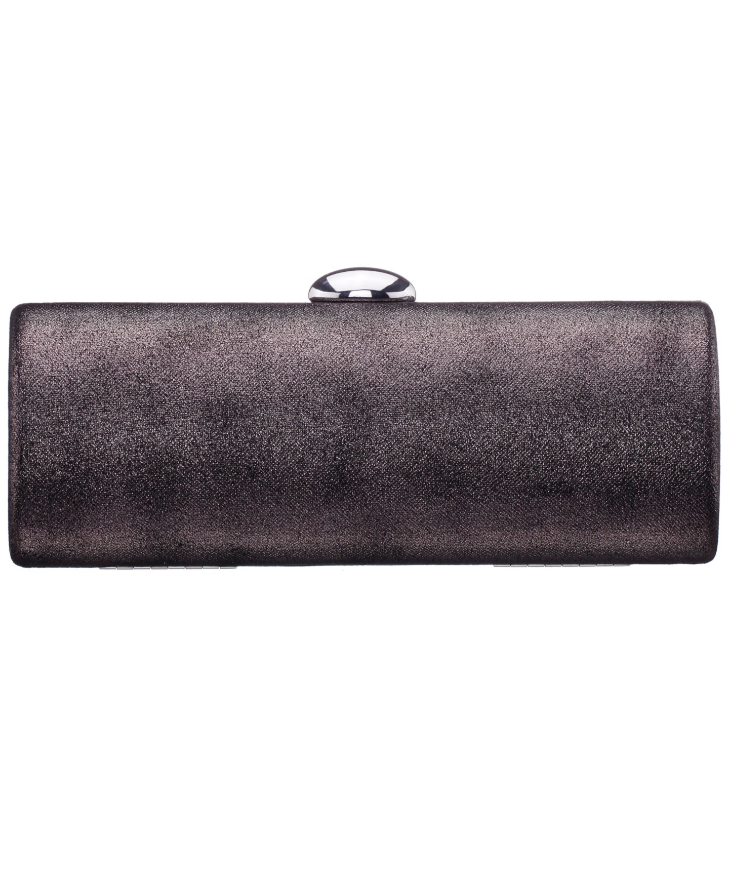 Женский клатч Nina Xandra Barrel Minaudiere Small Clutch Handbag, цвет: Meteorite — фото 1