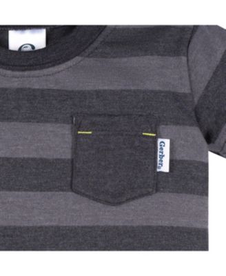 Toddler Boys Short Sleeve T-Shirts, 3-Pack