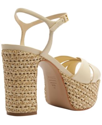 Women's Keefa Raffia Round Toe Sandals