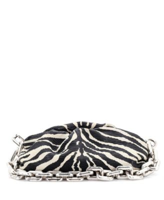 The Chain Pouch Printed Textured Leather