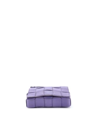 Small Cassette Crossbody Bag Maxi Intrecciato Leather