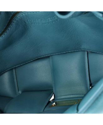 Cassette Chain Crossbody Bag Padded Maxi Intrecciato Leather