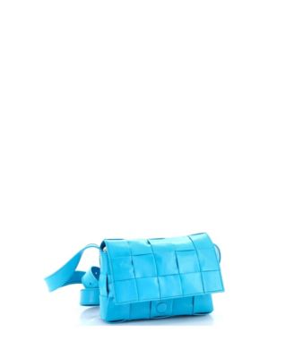 Small Cassette Crossbody Bag Maxi Intrecciato Leather