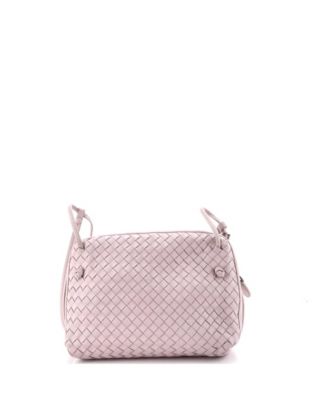 Small Double ZIp Nodini Crossbody Bag Intrecciato Nappa
