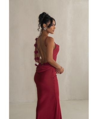 Women's Down The Aisle Satin Gown