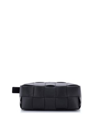 Small Brick Cassette Shoulder Bag Maxi Intrecciato Leather