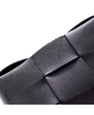 Cassette Pouch on Strap Maxi Intrecciato Leather