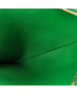 Small Trio Wristlet Pouch Leather