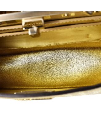 Petite Peekaboo ISeeU Bag Zucca Crystal Embellished Suede