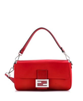 Medium Baguette NM Bag Satin with Crystals and Karung