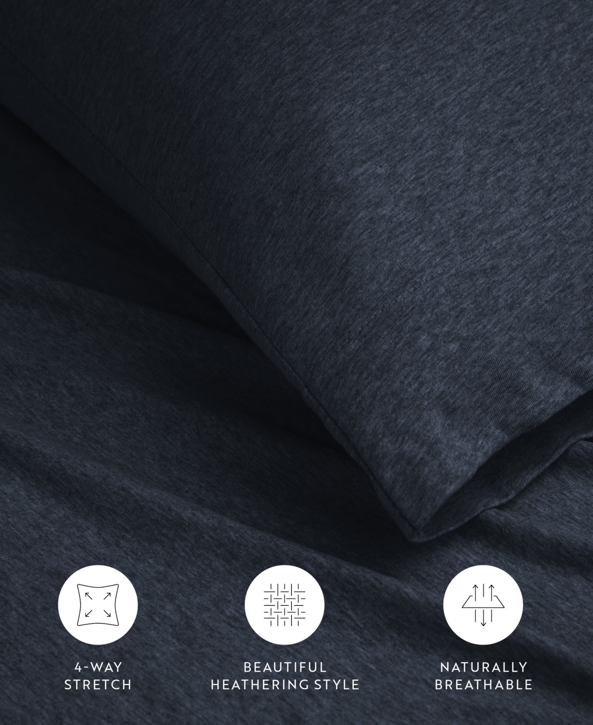 ienjoy Home Jersey Cotton 4-Pc. Sheet Set