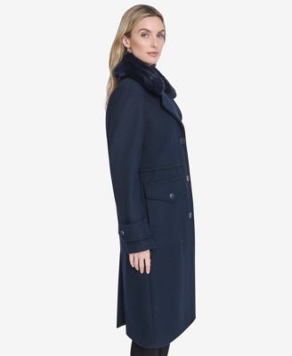 Olpae Sb Wool Twill Women's Coat With Back Vent