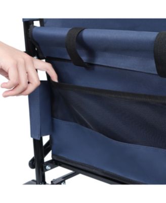 Outdoor Storage 3-in-1 Collapsible Foldable Wagon Cart with Bench Seat & Storage Heavy Duty Utility Cart For Camping