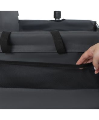 Outdoor Storage 3-in-1 Collapsible Foldable Wagon Cart with Bench Seat & Storage Heavy Duty Utility Cart For Camping