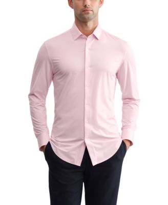 Men's Long-Sleeve Athletic Fit Dress Shirt