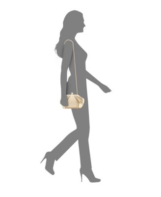 Lyric Soft Metallic Small Clutch Handbag