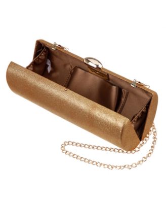 Xandra Barrel Minaudiere Small Clutch Handbag