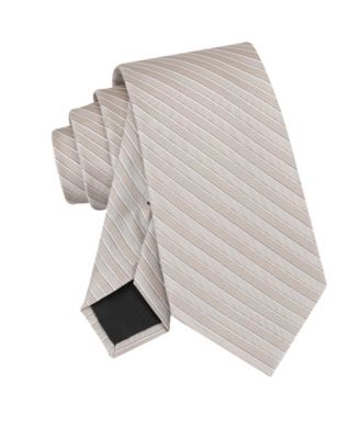 Men's Classic Fit Manzon Striped Tie