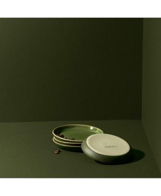 Stoneware Flat Side Plate | Edan 5.1" - Set of 4