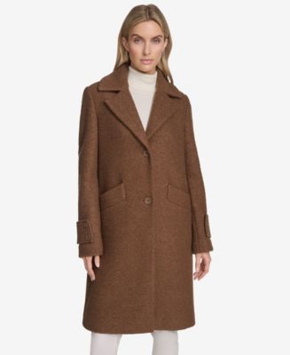 Andrew Marc Women's Regine SB soft wool boucle coat - Macy's