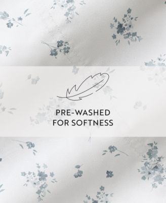 Long Staple 300-Thread Count Cotton Pattern 3-Pc. Sheet Set, Twin