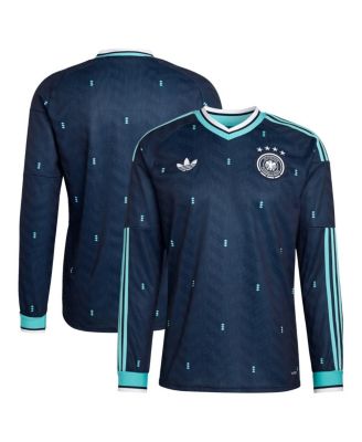 Men's Navy Germany National Team FIFA X World Cup 2026 Away Replica Long Sleeve Jersey