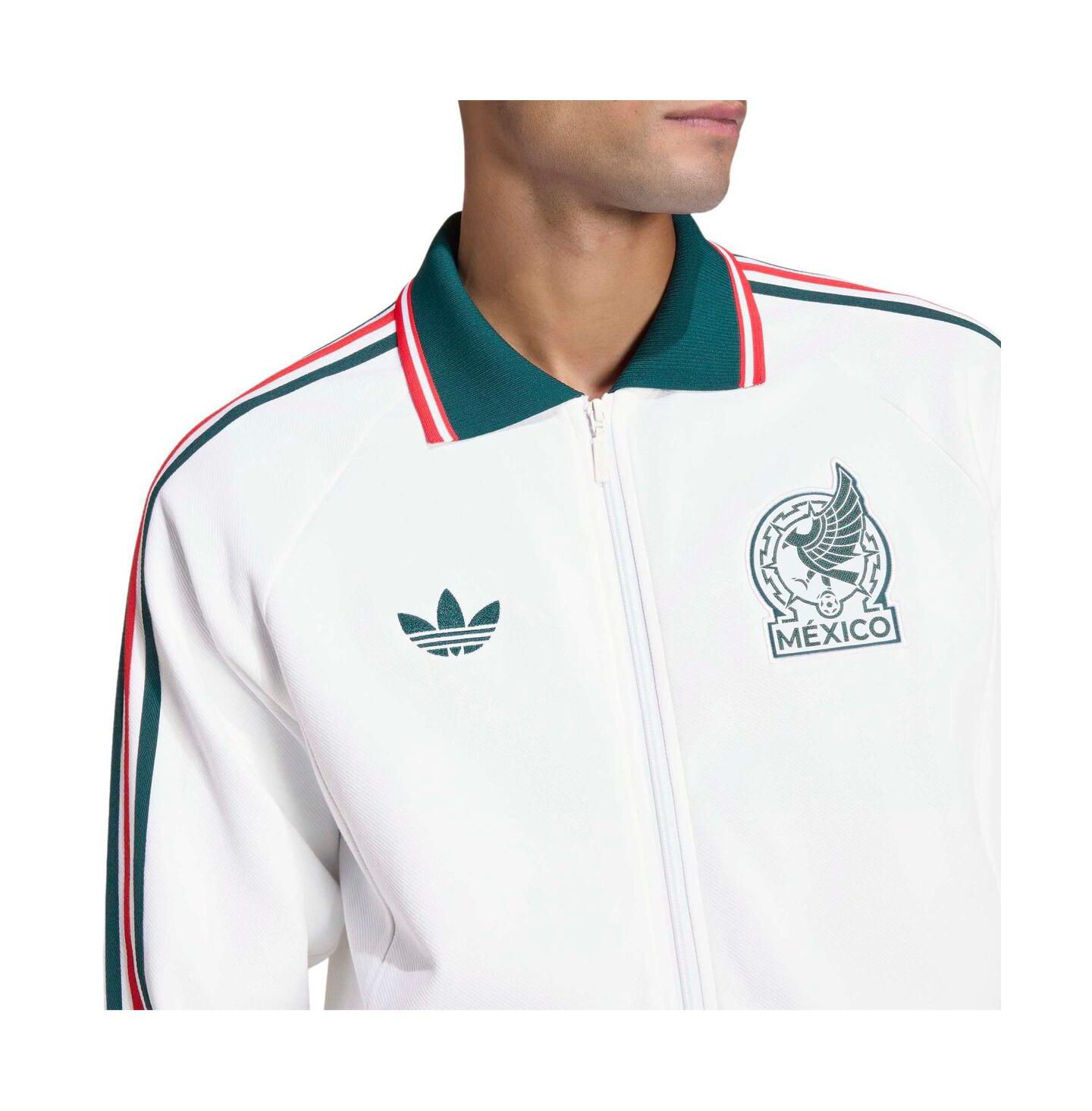 Мужская куртка adidas White Mexico National Team 2026 World Cup Anthem Full-Zip — фото 4