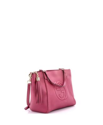 Small Soho Convertible Top Handle Bag Leather