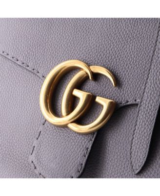 Small GG Marmont Top Handle Bag Leather