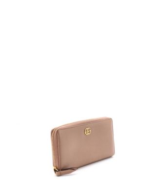 GG Marmont Zip Around Wallet Leather