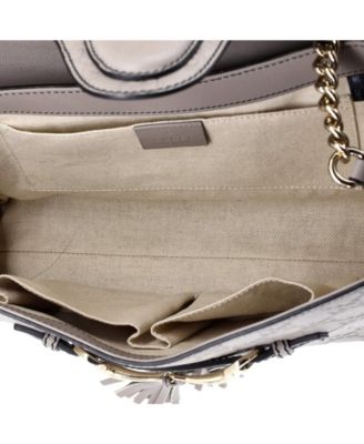 Medium Emily Chain Flap Bag Guccissima Leather