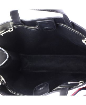 Tall Convertible Soft Open Tote GG Coated Canvas