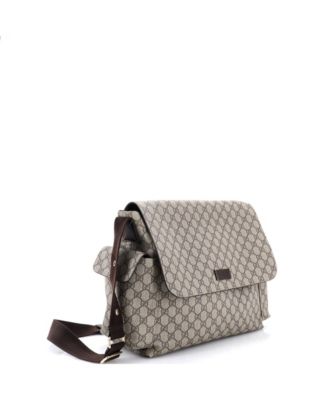 Diaper Bag GG Coated Canvas